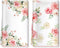 Pink Flower Microfiber Kitchen Towels, Soft Absorbent Watercolor Floral Hand Towel 15.7