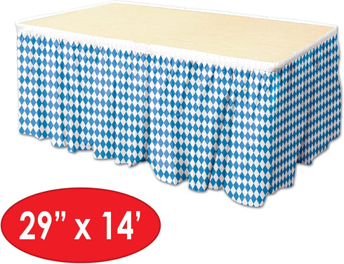 Beistle Oktoberfest Table Skirting, Pack of 2
