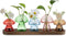 Glasseam Mushroom Plant Propagation Stations: Glass Terrarium Jars with Wood Stand -