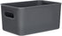 Baobab Multi-purpose Storage Basket, Medium with 5 Litres Capacity, Grey Anthracite, 18.1 x 27.2 x 13