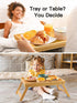 Bamboo Bed Tray Table with Foldable Legs, Breakfast Tray for Sofa, Bed, Eating, Working, Used As Laptop Desk Snack Tray