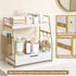 ROPALINS 2-Tier Counter Counter 13'' Bathroom Organizer with Drawer & Removable Basket, Wood & Metal Vanity Organizer