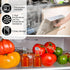 32 1.7oz Suclain Pcs Mini Glass Syrup Bottles Small Syrup Jars with Aluminum Lids and Loop Handle Clear Glass Reusable