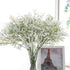 9 Pack Real Touch Artificial Baby's Breath Flowers - 21" Bendable Stems for Wedding Bouquets