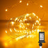 33Ft 100 Minetom Fairy Lights Plug in, LEDs Waterproof Silver Wire Firefly Lights, Adaptor Included, Starry String