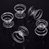 6 Shappy Pieces Air Plant Holder Air Plant Live Holders Outdoor Stainless Steel Tillandsia Base Container Display Rack
