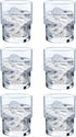 Toyo Sasaki Glass Tumbler, HS Stack Tumbler - 6.8 fl oz (200 ml), Set of 6, Made in Japan