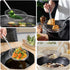 Premium Steel Spider Strainer Skimmer Ladle, 5.4Inch Diameter, 15.4Inch Total Length for Kitchen Cooking