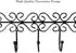 Huji Over The Door 5 Hooks Clothes Hanger for Coats, Hats, Belts - Storage Organizer (1 Pack)