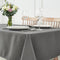 maxmill Rectangle Tablecloth, Water Resistant Soft Washable Table Cloth for Dining Room, 52 x 84 Inch Charcoal Gray