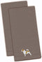 Caroline's Treasures BB3407GYTWE Jack Russell Terrier Gray Embroidered Towel Set of 2, Decorative Hand Towels