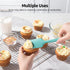 U-Taste Silicone Baking Spatula Set: 600ºF High Heat Resistant, Food Grade Flexible Rubber Kitchen Scraper, Set of 3