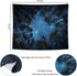 HOMKUMY Starry Wall Tapestry, 3D Printing Forest Starry Night Design for Home Decor, Medium 59x51 Inches