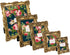 Laura Ashley 4x4 Gold Ornate Textured Hand-Crafted Resin Picture Frame with Easel & Hook for Wall & Tabletop Display,