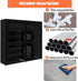 Shoe Rack Storage Organizer, 7 Tier Double Row Free Standing Rack for 24-27 Pairs with Dustproof Cover