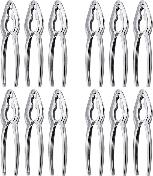 FFNIU 12 Pcs Crab Crackers and Tools, Lobster Nut Crackers for Crab Legs,