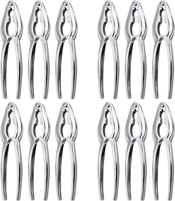 FFNIU 12 Pcs Crab Crackers and Tools, Lobster Nut Crackers for Crab Legs,