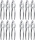 FFNIU 12 Pcs Crab Crackers and Tools, Lobster Nut Crackers for Crab Legs,