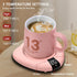 TRILINK Electric Coffee Mug Warmer, Portable Cup Heater for Desk, 3 Temperature Levels, Auto Shut Off, Pink