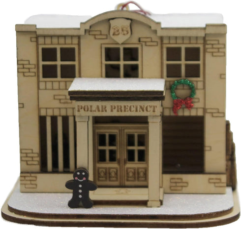 Ginger Cottages Polar Precinct #25 Christmas Tree Ornaments