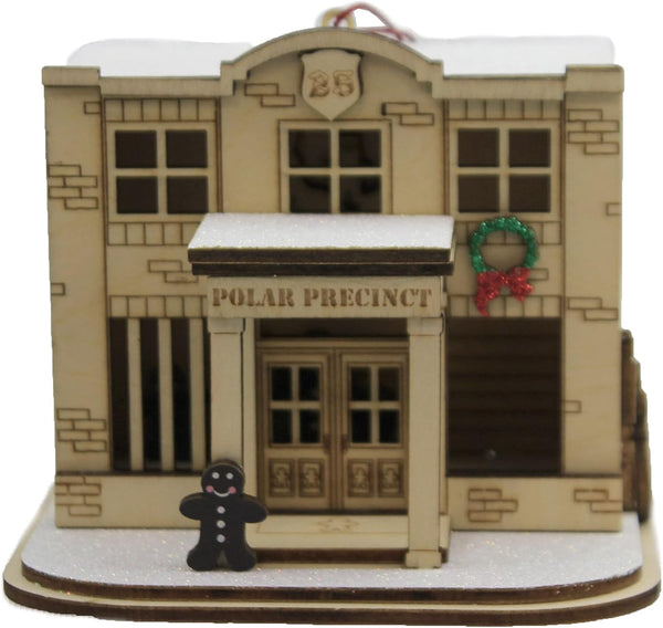 Ginger Cottages Polar Precinct #25 Christmas Tree Ornaments