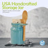 Baraka Ceramic Neti Salt and Herb Storage Containers Durable & Functional Ceramic Organizers for Neti Salt, Herbs