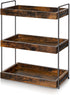 Cedwnuer 3-Tier Countertop Counter, Counter Bathroom Shelf, Wood Spice Rack Organizer for Kitchen Vanity Corner Shelf