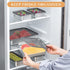 Hushee 9 Pack 304 4 Bacon Cheese Container for Refrigerator, Stainless Steel Airtight Deli Meat Container, Dishwasher