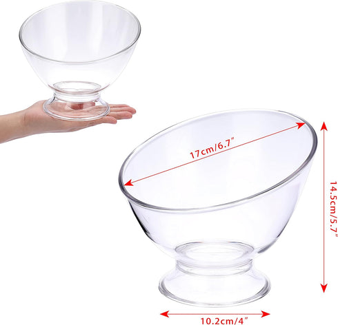 ELLDOO Clear Coffee Pod Holder, Plastic K Cup Holder Capsule Creamer Organizer, Candy Dish Fruit Jar Container Salad Bowl for Counter, Coffee Bar, Kitchen, Breakroom by ELLDOO