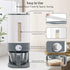 22-25 Lbs Lenwi Rice Dispenser, Large Cereal Dry Food Storage Containers with Measuring Cup,BPA-Free Household
