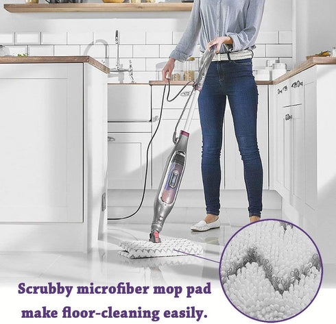 ConPus 2 Pack Replacement Steam Mop Pads for Shark Lift-Away Pro Steam Pocket Mop S3973, Genius Steam Pocket Mop