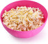 YBM HOME 8-Inch Plastic Serve Mixing Bowl, Ideal for Cereal, Snacks, Salad, Microwave Safe, Pink