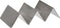 Winco 2-3 Compartments Stainless Steel Taco Holder, Medium