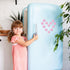 Whaline 12Pcs Pink Smile Face Resin Refrigerator Magnets, Cute Preppy Decorative Fridge Magnetic Stickers for Kitchen