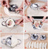 New Stainless Steel Ravioli Mould, Dumpling Maker Mold Wrapper for Kitchen Gadgets (S 3inch)