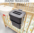 Kitchen Compost Bin for Countertop, Hanging Small Trash Can with Lid for Kitchen Bathroom, Mountable Compost Bucket