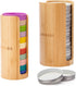 Mason Jar Lid Organizer (2pcs), Bamboo Storage for Mason/Canning Lids, Stackable and Steady Design
