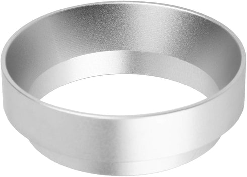 Silver Magnetic Coffee Dosing Ring and Funnel for Office Coffee Lovers Home, 58MM with Magnetic