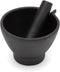 Fox Run Mortar and Pestle, Cast Iron, Black