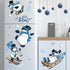Mfault 139 PCS Winter Snowman Window Clings, 4 Sheets Let It Snow Wall Stickers for Christmas Home Decor