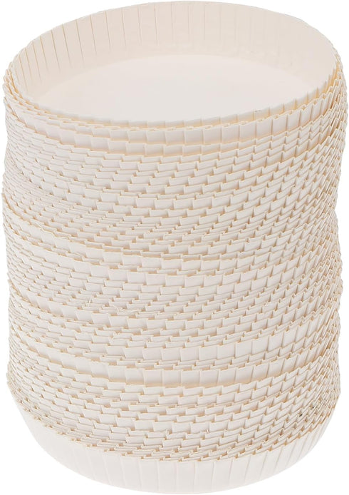 DOITOOL 100 PCS Disposable Paper Cup Covers - Recycled Hot Cup Lids for Cafe, Hotel, KTV Bars (3.1 Inch)