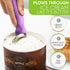 Frozen Spring Chef Metal Ice Cream Scoop with Comfortable Handle, Heavy Duty Sturdy Ice Cream Scooper Spoon for Cookie