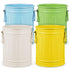 NUOBESTY 4pcs Mini Trash Can for Desk, Metal Wastebasket Tiny Waste Garbage Bin, Multifunctional Organizer