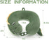3-8 Niuniu Daddy Crocodile Kids Travel Neck Pillows for Years Old, Soft Memory Foam Neck Support Pillows for Airplane