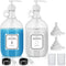 Laundry Detergent Dispenser,64oz Fabric Softener Dispenser,Glass Liquid Laundry Detergent Container,Laundry Detergent Organizer