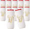 Thirty AF Can Coolers, 30th Birthday Party Coolies, Set of 12, White and Gold Dirty 30 Birthday Decoration