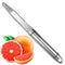 Grapefruit Knife with Curved Serrated Blade, Small Kitchen Cutter for Fruit Slicing, Stainless Steel Knife