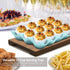 12 Dozen Countertop Flexzion Ceramic Cups Egg Tray - Whole Porcelain Egg Holder Container Keeper Storage Organiser
