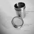 1 Pack Shaker Sifter Dispenser Duster Container, Stainless Steel for Baking Powdered Sugar, Cocoa, etc.