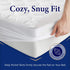 The Grand California King Size Mattress Pad, Soft Plush Mattress Protector, Protects from Dust and Dirt